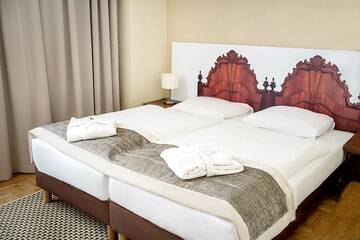 Фото номера Двухместный номер эконом-класса с 1 кроватью Отель Jantar Hotel &amp; SPA by Zdrojowa г. Колобжег 2