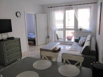 Фото номера Апартаменты с 1 спальней и балконом Апартаменты Apartament Portowy г. Колобжег 26