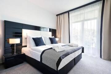 Фото номера Двухместный номер Делюкс с частичным видом на море Отель Diune Hotel by Zdrojowa г. Колобжег 5