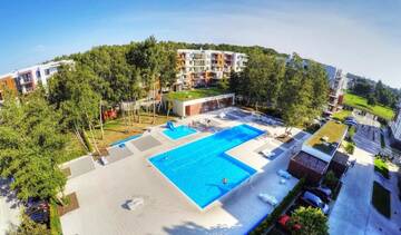 Фото номера Номер-студио с видом на бассейн Апартаменты Apartamenty Kołobrzeg Apartments Polanki г. Колобжег 40