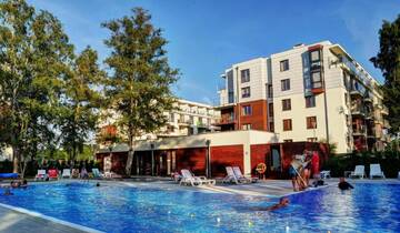 Фото номера Номер-студио с видом на бассейн Апартаменты Apartamenty Kołobrzeg Apartments Polanki г. Колобжег 15