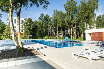 Фото номера Полулюкс с видом на сад Апартаменты Green Point Apartments Kołobrzeg г. Колобжег 44