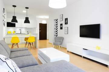 Фото номера Полулюкс с видом на сад Апартаменты Green Point Apartments Kołobrzeg г. Колобжег 6