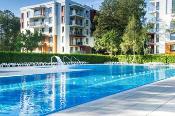 Фото номера Полулюкс с видом на сад Апартаменты Green Point Apartments Kołobrzeg г. Колобжег 45