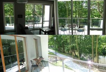 Фото номера Апартаменты с 1 спальней Апартаменты Cicha Przystań - Apartament Wyspa Solna г. Колобжег 15