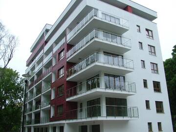 Фото номера Апартаменты с 1 спальней Апартаменты Cicha Przystań - Apartament Wyspa Solna г. Колобжег 16