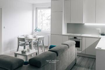 Фото номера Апартаменты с 3 спальнями Апартаменты Apartament 44 - Bliżej morza г. Колобжег 73
