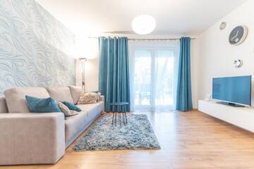 Фото номера Апартаменты с видом на бассейн Апартаменты Apartament Kristina Osiedle Polanki г. Колобжег 44