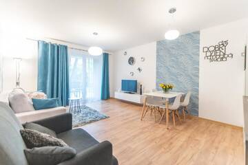 Фото номера Апартаменты с видом на бассейн Апартаменты Apartament Kristina Osiedle Polanki г. Колобжег 46
