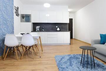 Фото номера Апартаменты с видом на бассейн Апартаменты Apartament Kristina Osiedle Polanki г. Колобжег 14