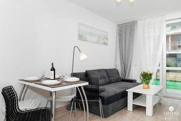 Фото номера Апартаменты с 1 спальней и видом на сад (4 взрослых) Апартаменты Jantar Apartamenty - Port Rybacki г. Колобжег 27