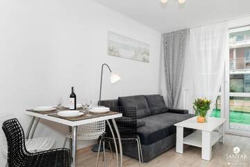 Фото номера Апартаменты с 1 спальней и видом на сад (4 взрослых) Апартаменты Jantar Apartamenty - Port Rybacki г. Колобжег 11