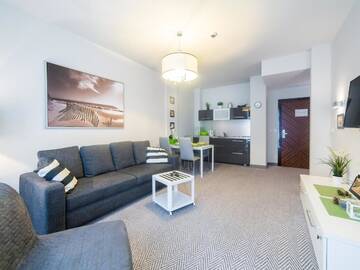 Фото номера Апартаменты с террасой Апартаменты Apartament przy Plaży - Hotel Diune г. Колобжег 7
