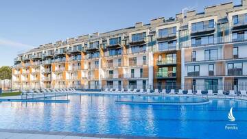 Фото номера Апартаменты с террасой Апартаменты ApartamentyPrzyMorzu 008 z Basenem Tarasem i Ogródkiem г. Колобжег 26