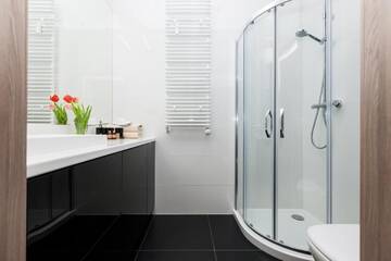 Фото номера Апартаменты Делюкс с 2 спальнями и видом на море Апартаменты Jantar Apartamenty Deluxe Sea View г. Колобжег 15