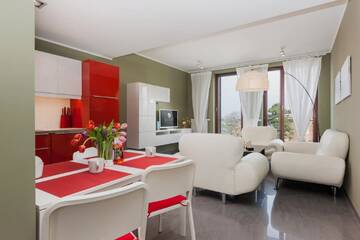 Фото номера Апартаменты Делюкс с 2 спальнями и видом на море Апартаменты Jantar Apartamenty Deluxe Sea View г. Колобжег 14