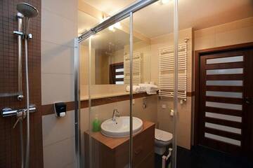 Фото номера Апартаменты с 1 спальней (для 1 - 6 взрослых) Апартаменты Apartament Deluxe Olympic Park VI Piętro г. Колобжег 76