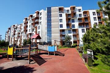Фото номера Апартаменты с 1 спальней (для 1 - 6 взрослых) Апартаменты Apartament Deluxe Olympic Park VI Piętro г. Колобжег 45