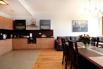 Фото номера Апартаменты с 1 спальней (для 1 - 6 взрослых) Апартаменты Apartament Deluxe Olympic Park VI Piętro г. Колобжег 16