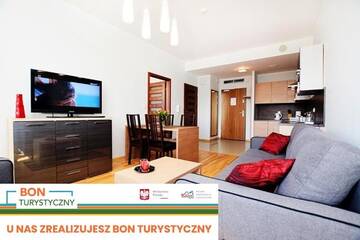 Фото номера Апартаменты с 1 спальней (для 1 - 6 взрослых) Апартаменты Apartament Deluxe Olympic Park VI Piętro г. Колобжег 93