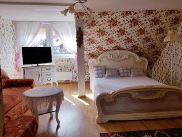Фото номера Double Room with Private External Bathroom - 5 Проживание в семье Pensjonat Nostalgia г. Колобжег 5